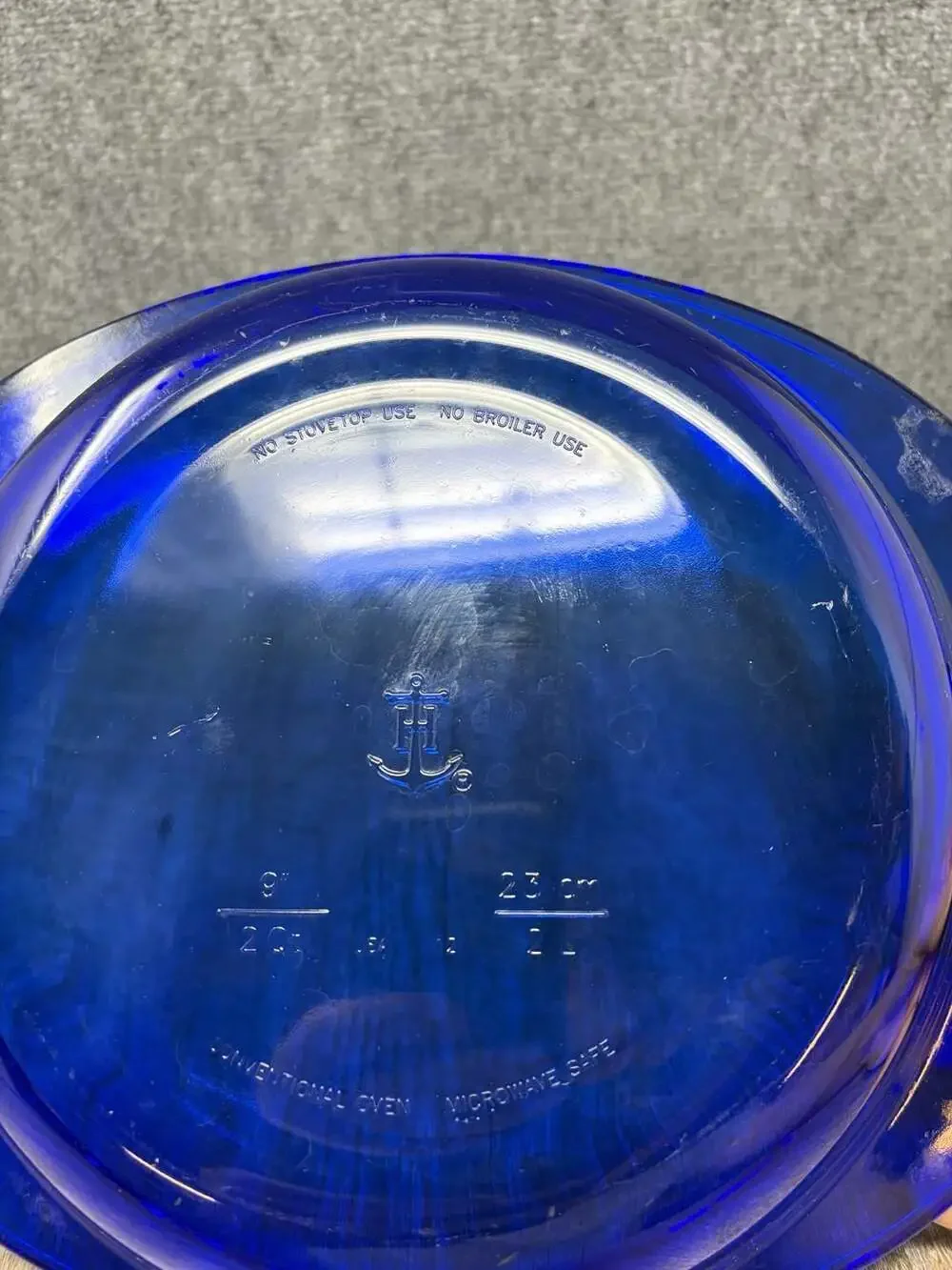 Anchor Hocking Deep Cobalt Blue 9